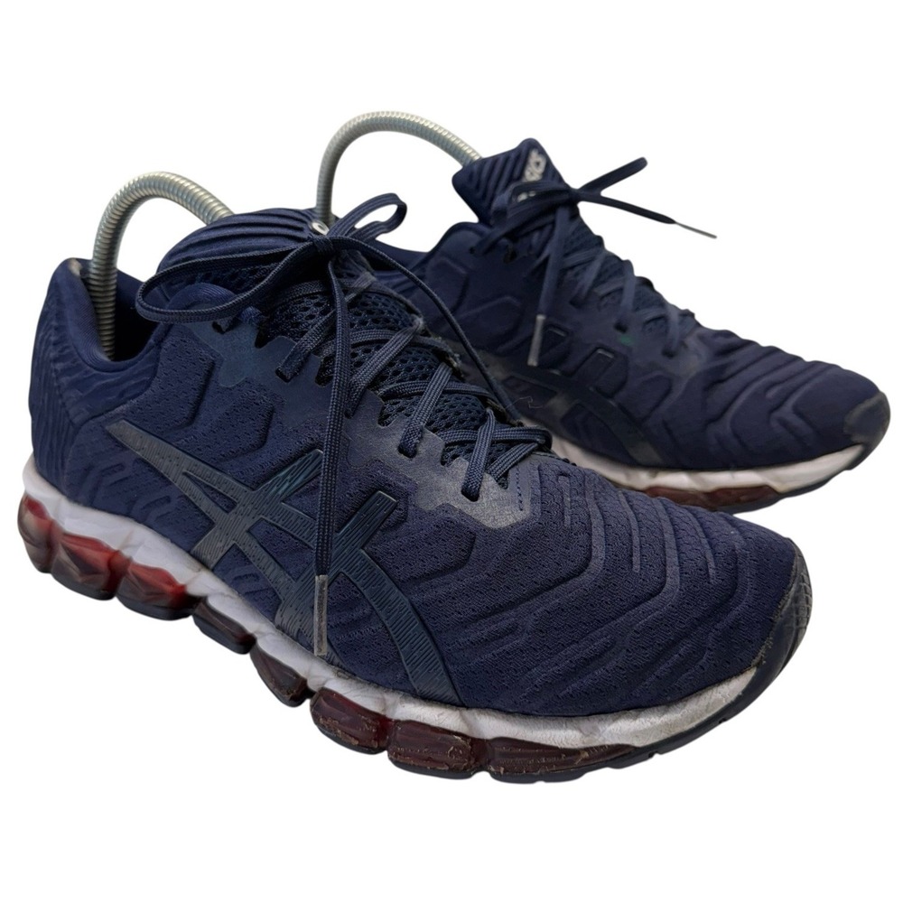 1021A113-400 ASICS GEL-QUANTUM 360 5 PEACOAT NAVY‎ BLUE RED Men Size 7.5 S-4